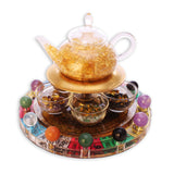 Feng Shui Crystal Tea Pot (四面八方贵人茶壶）